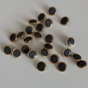 Lot of Vintage Gold and Grey Button Set
